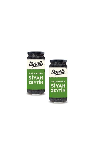 taneli Ariste 2'li Doğal Salamura Siyah Zeytin 600 gr (300 gr x 2)