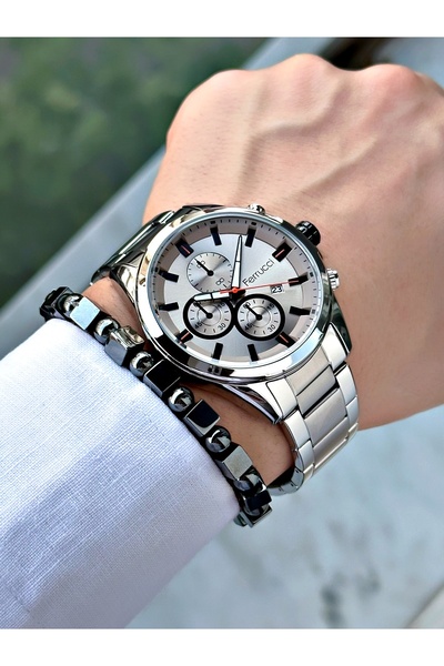 Ferrucci Original Men's Wristwatch with Calendar 3 Atm Waterproof