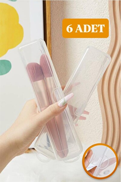 Bayev 6 Adet Eva Mia Makyaj Organizeri Diş Fırça Kalemlik Makyaj Fırçası Kutu...