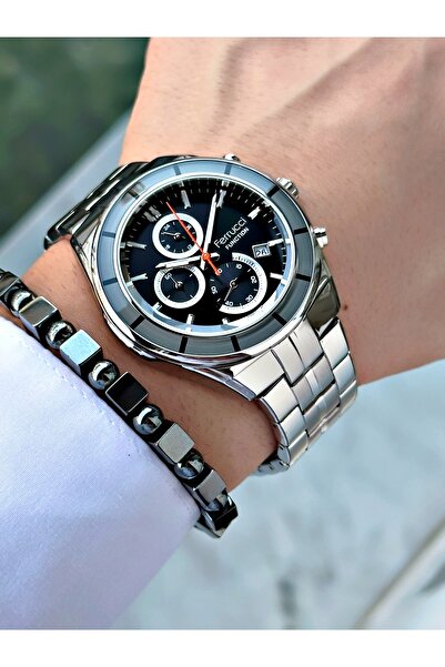 Ferrucci Function FCF.13605FM.02 Çelik Kordon Erkek Kol Saati