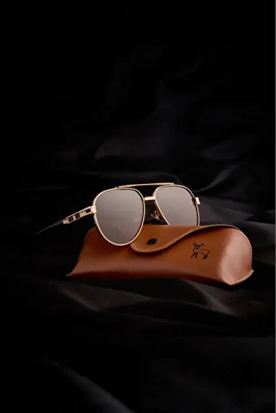 Chunky Frame نظارات شمسية للجنسين من Damla مستقطبة عالية الجودة باللون البني ...