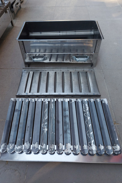 özçanci (5-7 KİŞİLİK) 50 X 28 Cm Özel Üretim El Yapımı Paslanmaz Gövdeli Köft...