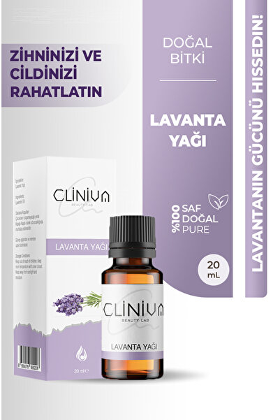 cliniva %100 Saf Soğuk Sıkım Lavanta Yağı – Doğal & Aromaterapi Kalitesi
