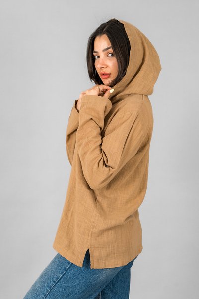 ASC SUN Linen Unisex Hooded Sweatshirt