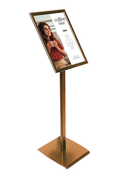 DESMARK A3 29.7x42 Kahverengi Menü ve Bilgilendirme Panosu Tek Ayaklı Reklam ...