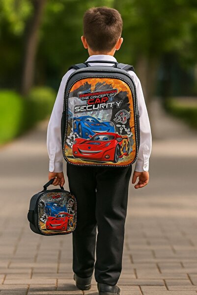 NewBag Erkek Yarış Arabası Okul Ve Beslenme(FOLYOLU) Çantası