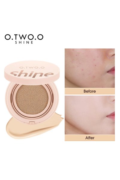 O.TWO.O Cosmetics SHINE Air Cushion BB Cream Foundation (Color #2 Natural)