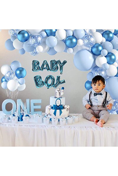 Baloane Vesele Arcada Baloane Botez Baiat 116 Piese ARC41