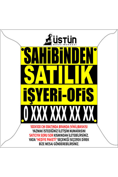 SAHİBİNDEN SATILIK İŞYERİ OFİS BRANDA AFİŞ