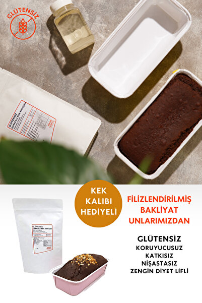 Doğaçlama Gıda Glutensiz Pratik Kakaolu Kek Karışımı-Kek Kalıbı  (115 gr)