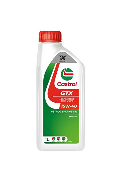 CASTROL Motor Oil 15W-40 GTX, 1 Liter