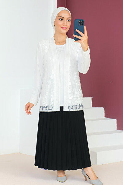 Tebrikler tekstil γυναικείο βραδινό φόρεμα μπλούζα μοντέλο N0026