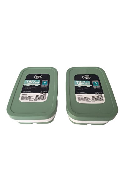 HOBBY LİFE Hobby Life Yapışmaz Buzluk, Kapaklı 2 Adet 6 Bölmeli Silikon Taban...