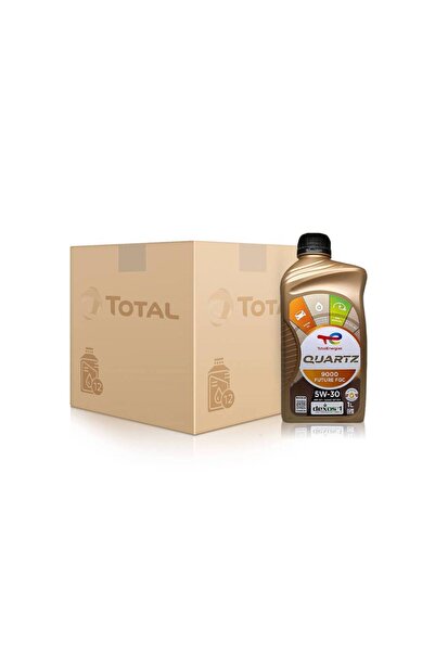 TOTAL زيت محرك كوارتز 5W30 9000 ديكسوس 1 (1 لتر - علبة من 12 زجاجة)
