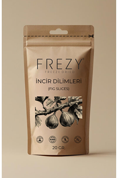 Frezy Freeze Dry İNCİR DİLİMLERİ Dondurularak Kurutulmuş Sağlıklı Atıştırmalı...