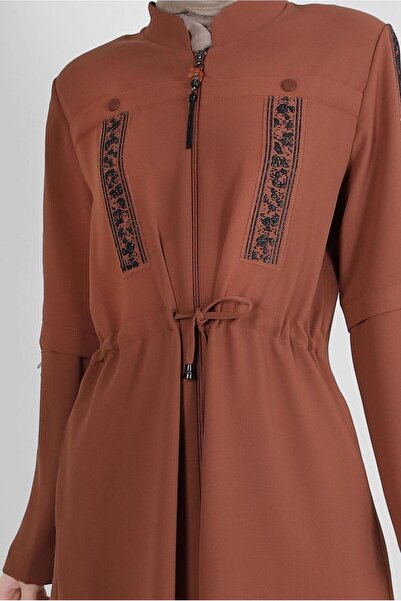 Alvina PATTERNED BELTED ZIPPERED PARDES 10731