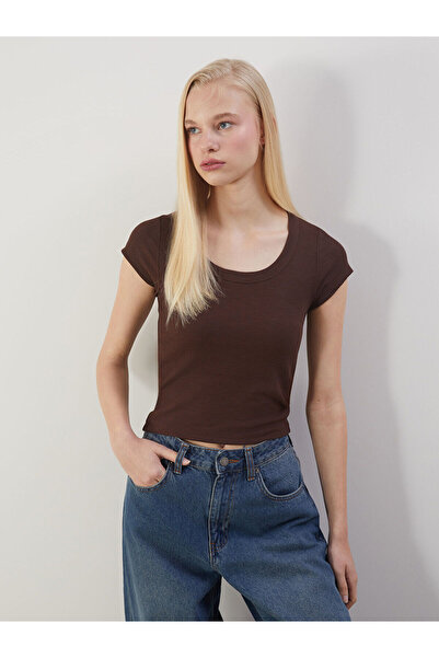 LC Waikiki Nevavm U-Neck Women's Bodysuit with a Difference
