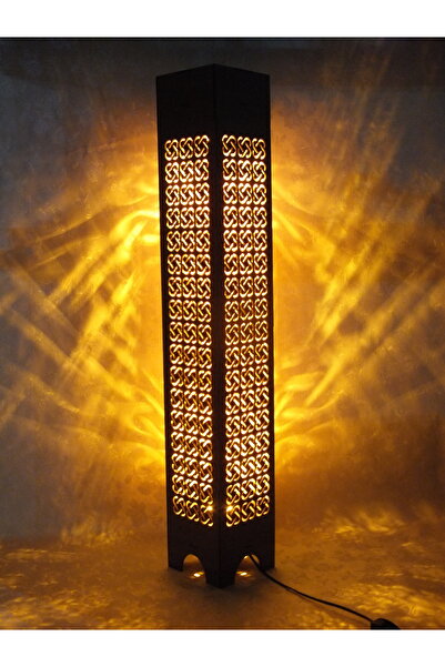 Genel Markalar Ahşap Ev Dekorasyonu Gece Aydınlatması Gece Lambası Led Işıklı Lambader 100cm