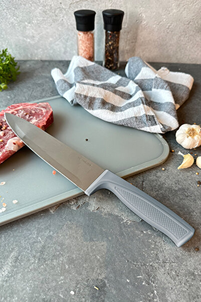 NEOFLAM FİKA MİCROBAN ŞEF BIÇAĞI 20CM, GRİ
