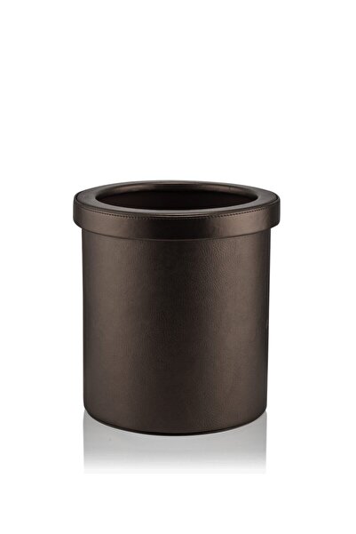 pusula Deri Silindir Çöp Kovası