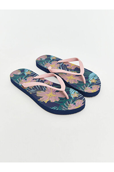 LC Waikiki New Season Floral Flip Flops Women's Slippers - S5Ck34Z8