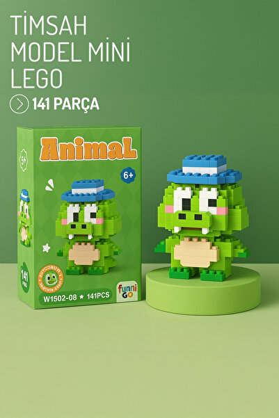 Nandy Home لعبة بناء مجسم شخصية تمساح ثلاثية الأبعاد