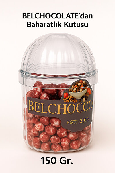 belchocolate Kristal Plastik Pinterest Baharatlık İçinde Narlı Creamy Leblebi Draje ve Beyaz Kaşığı - 150 Gr.