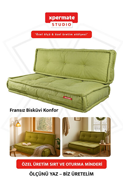 XPERMATE Özel Ölçü Palet Minderi Bahçe İç Ve Dış Mekan Minder Koltuk Minder 40x150 45x155 50x160