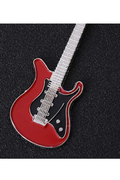 OEM Guitar Keychain, Red