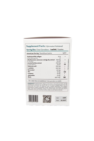Kiros Diet BEAUTY COLLAGEN, Supliment anti-îmbătrânire premium cu Colagen Marin, Acid Hialuronic
