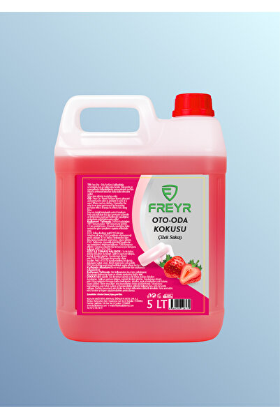 FREYR Çilek Sakız Oda & Oto Kokusu 5 Lt | Kalıcı Oda Parfümü, Araba ve Araç Kokusu, Ekonomik Büyük Boy