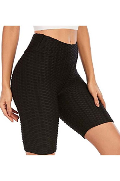 Intisimo Colanți modelatori, efect anticelulitic, scurți, lycra, negri - S