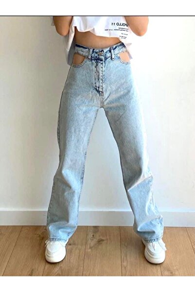 Intisimo Women's Flared Jeans, Cropped, High Waist, Blue - Size 36 (US 27)