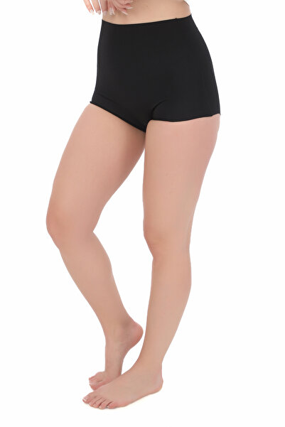 d'Weiner Chiloți negri cu corset cu talie înaltă pentru femei Dw-115