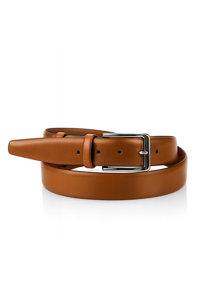 Bosskan Genuine Leather Classic Plain Suit Belt
