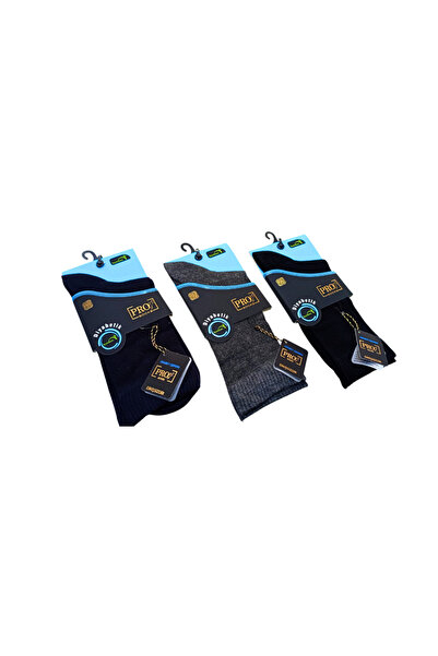 PRO Șosete pentru diabetici din bambus, fără cusături, fără elasticitate, 3 b...