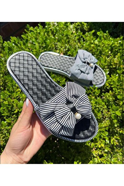 Intisimo Women's Slippers, Jomix, Bow, Black - 41