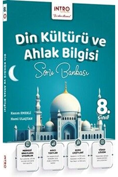 İntro Yayınları İntro Yayınları 8. Sınıf Din Kültürü ve Ahlak Bilgisi Soru Ba...