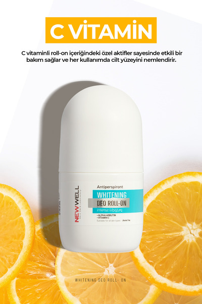 New Well Ter Önleyici Beyazlatıcı Roll-on 50 ml