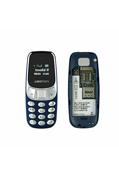 barste Mini dual SIM phone 7x3 cm, Bluetooth, Romanian menu, the smallest phone