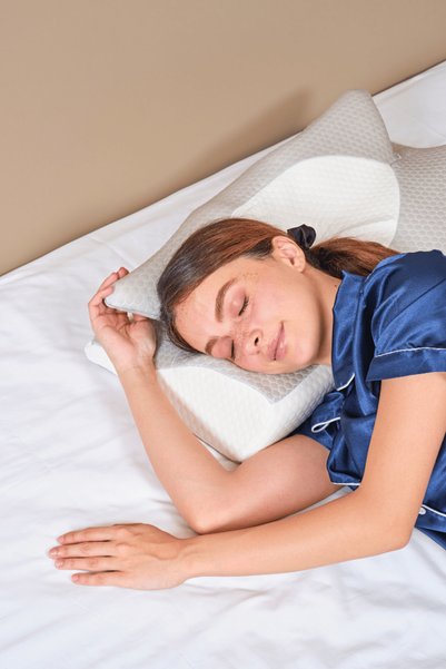 MA'DEMUR Orthopedic Visco Pillow Ergonomic Pillow 64X38X12,5 cm