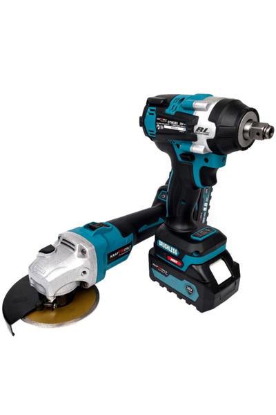 barste Set Flex + Bormasina Impact, 2 acumulatori 36V 6Ah, lucru eficient