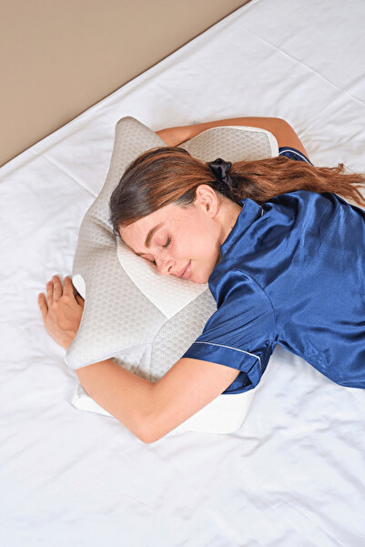 MA'DEMUR Orthopedic Visco Pillow Ergonomic Pillow 64X38X12,5 cm