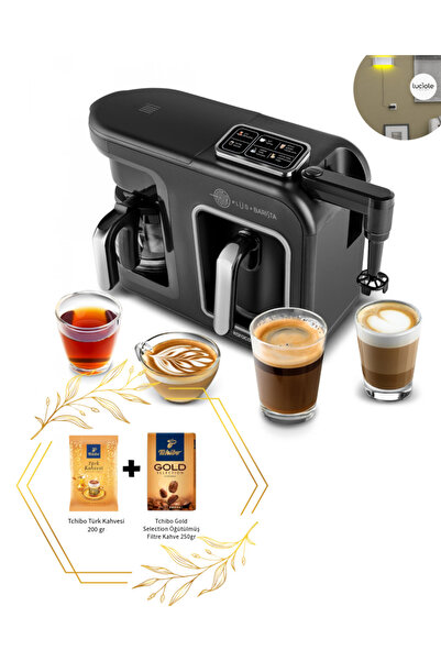 Karaca Közde Türk Kahvesi, Latte Türk–Cappuccino Türk, Sütlü İçecek ve Süt Isıtma Filitre kahve Makinesi