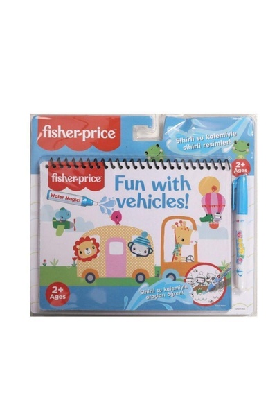 FISHER PRICE Fun With Vehicles Sihirli Boyama Kitabı Water Magic