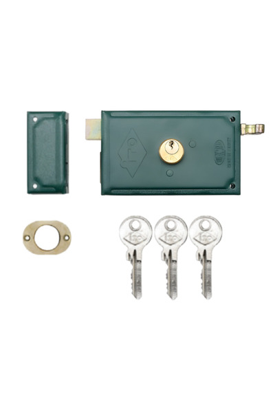 İto 1170 Cylinder Tumbler Lock Mutual - Iron Door Lock 140 mm (Green)