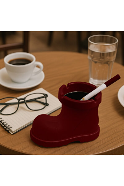 Dr.Dermalok Bot Design Odorless Ashtray Burgundy Blue
