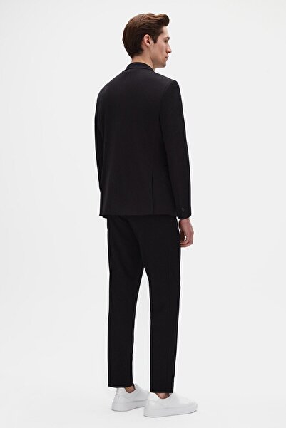 Twn Slim Fit Siyah Fitilli Örme Takim Elbise