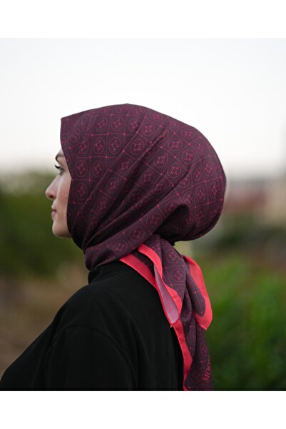 MONOOR وشاح قطني ناعم - نمط البطاقة