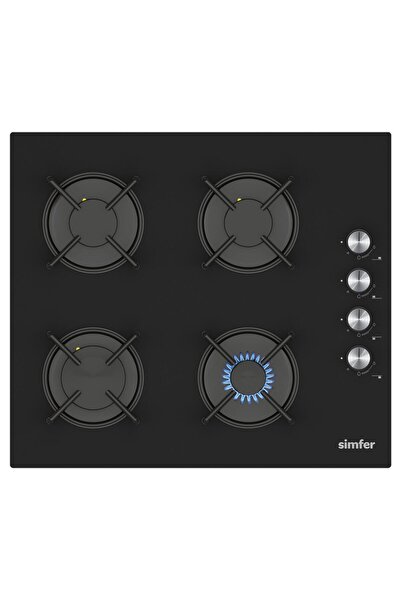 Simfer 4 Fonksiyon Trend Mekanik Siyah Power Turbo 3'lü Ankastre Set ( Fırın + Ocak + Davlumbaz)